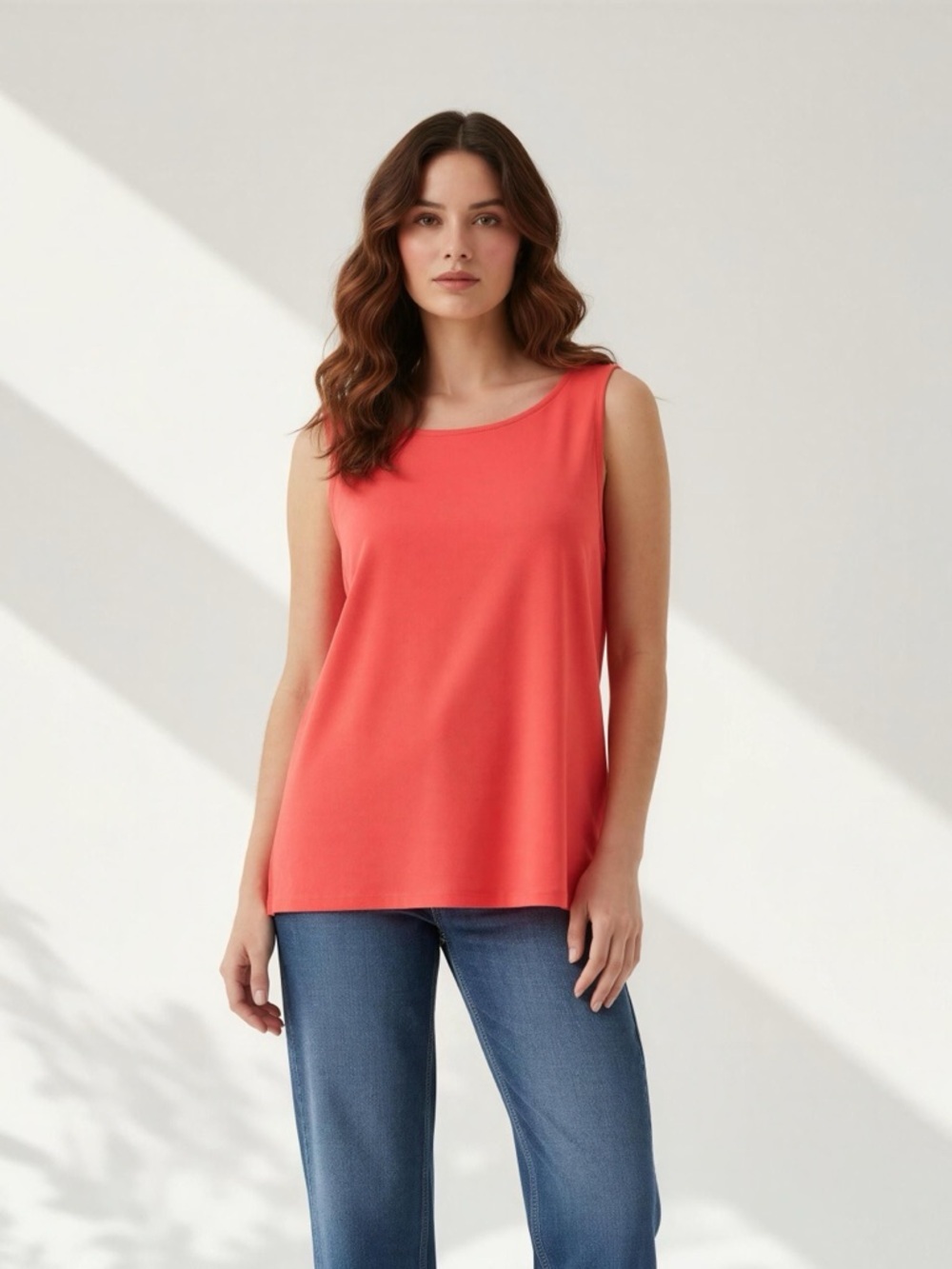 Coldwater Creek 100% Cotton Plus Size Tank Top